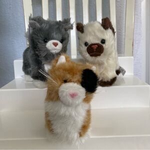 American Girl Cat plush  Lot - Ginger & Himalayans gray & white